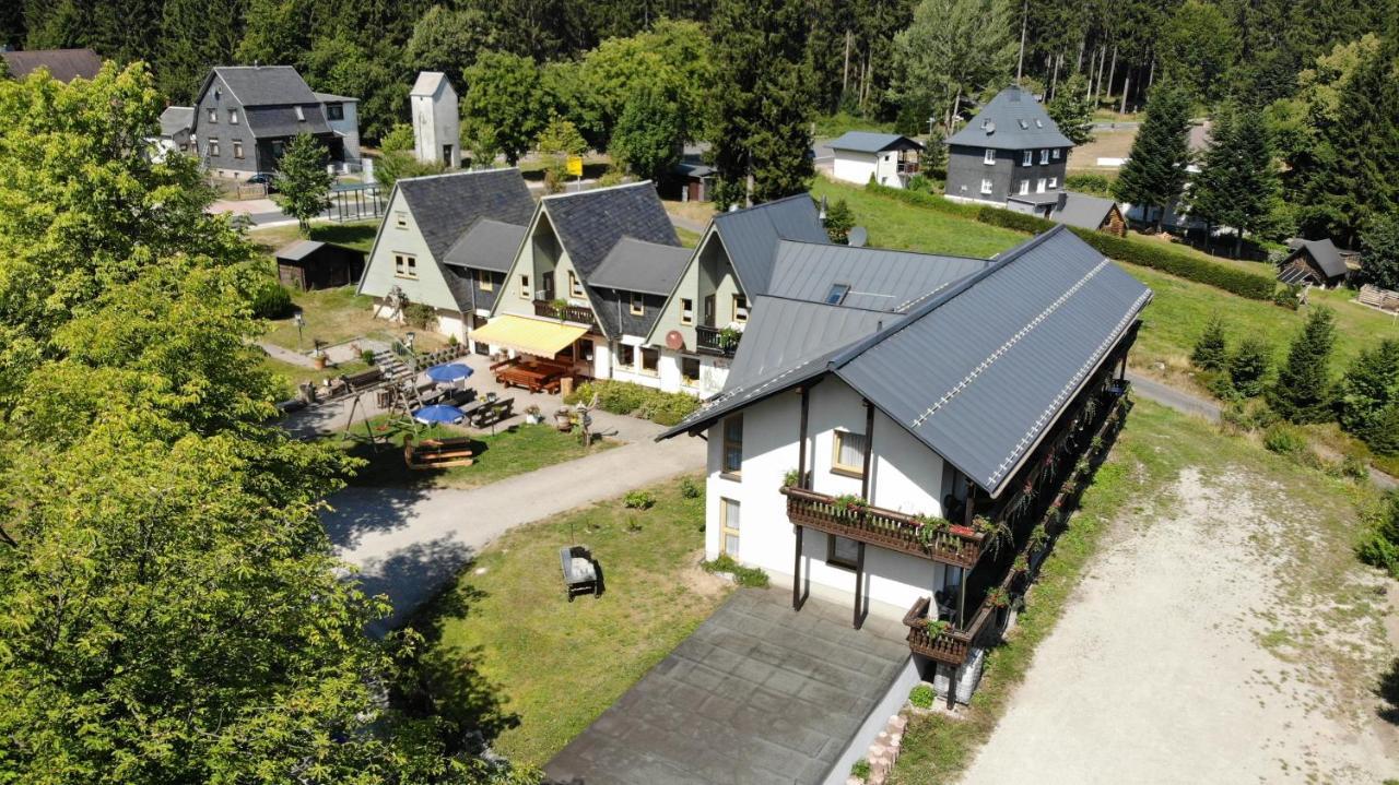 Hotel-Pension Rennsteighutte Фрауенвальд Екстер'єр фото